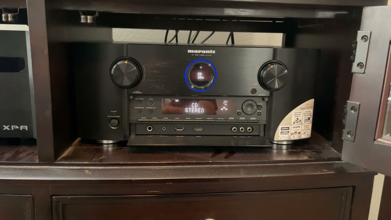 My quick review of my Marantz AV7701 processor