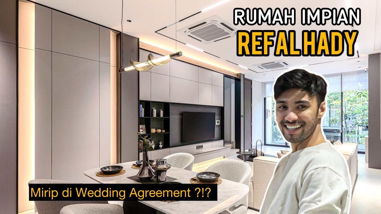 HOUSE TOUR RUMAH REFAL HADY !! ADA PINTU RAHASIA, MIRIP di WEDDING AGREEMENT