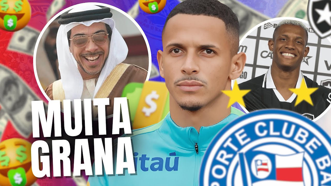 70 MILHÕES DE REAIS: LUCIANO JUBA E BAHIA; BOTAFOGO FAZ APOSTA PESADA; BAHIA DESISTE DE RONY