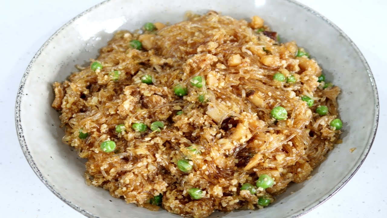 Vegetarian/Vegan Ants Climbing A Tree | Stir Fry Vermicelli | Stir Fry Glass Noodle