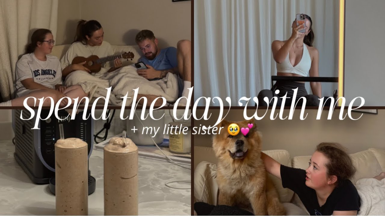 spend the day with me + my little sister 💕 | driving range, ninja slushi milkshakes & more 