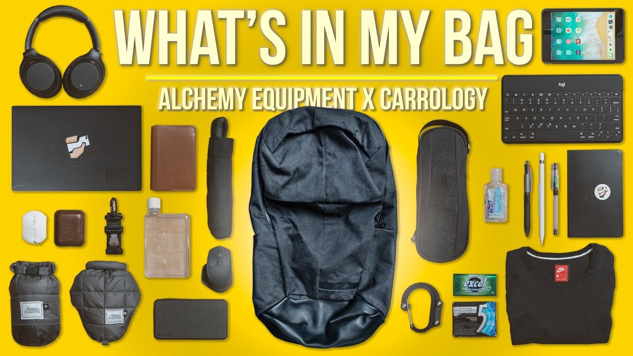 What's In My EDC/Office Bag Ep. 11 - Alchemy Equipment X Carryology AEL222 Review