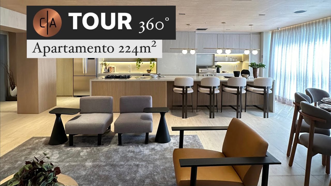 Apartamento Decorado 224m²