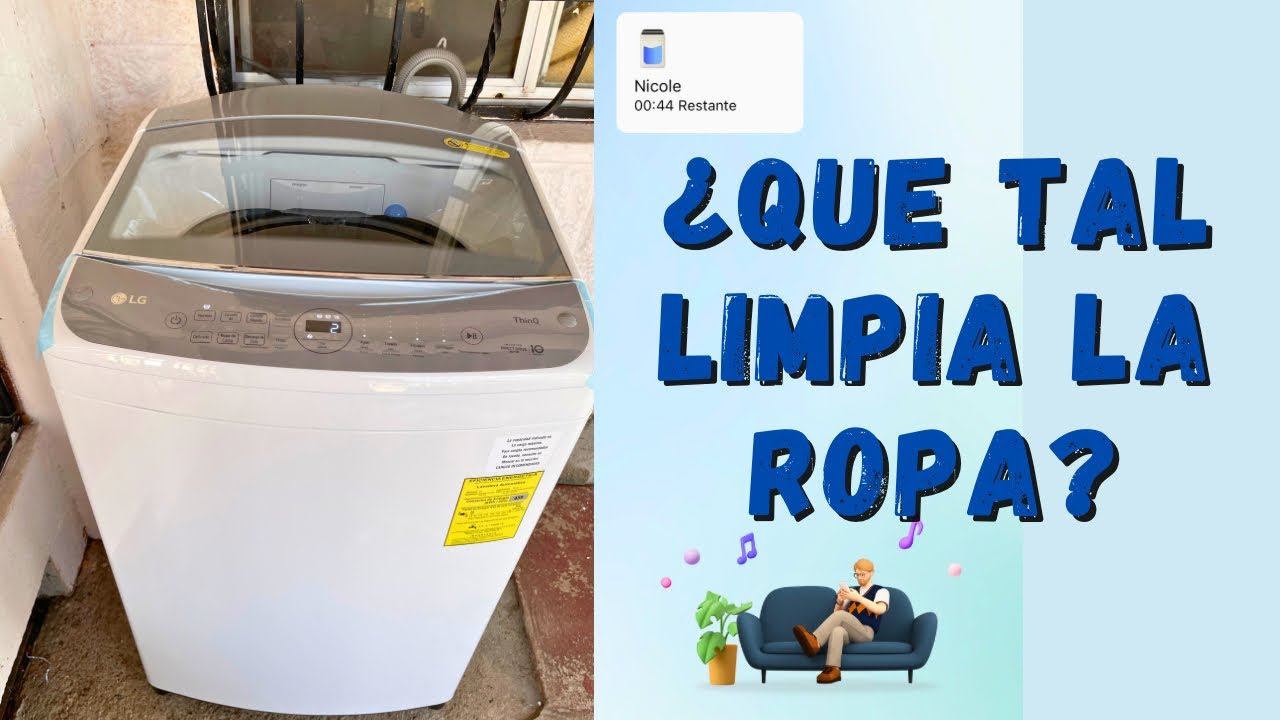 Rutina de Lavado LG 21 kilos ❤️