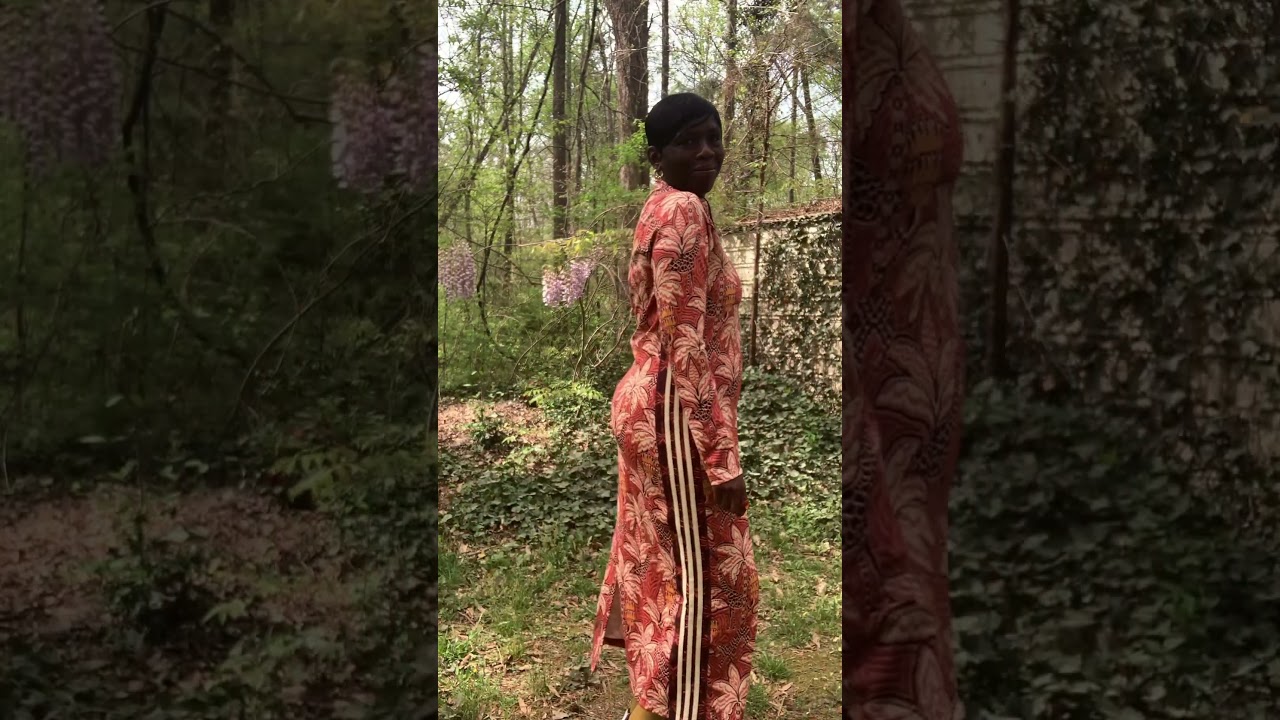 OOTD Outside in Adidas Farm Rio dress