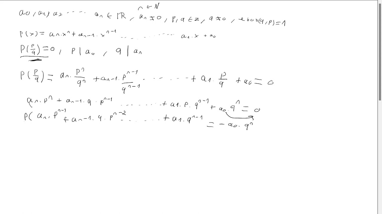 Rasyonel Kök Teoremi