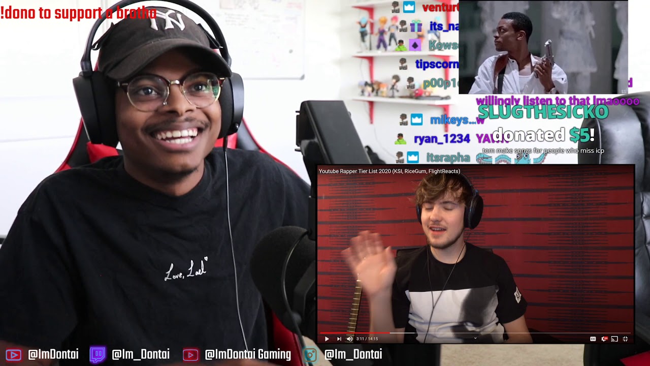 ImDontai Reacts To Quadeca's Rap Tier List