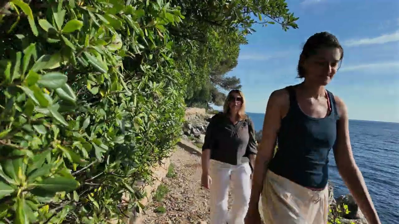 Saint Jean Cap Ferrat Trail Walking Tour, France, HDR