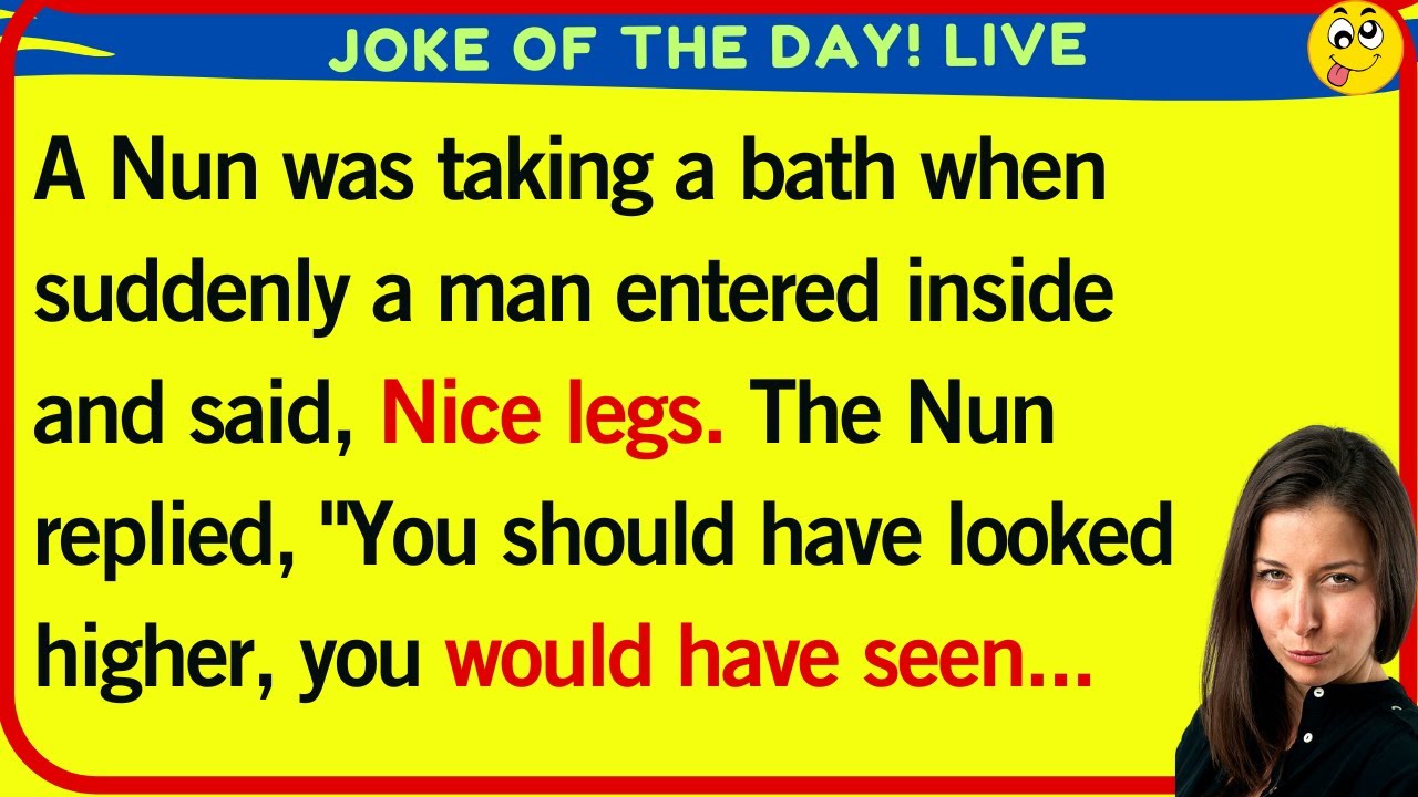 😂 Nun & Repairman Joke | Live Daily Jokes 😆 | Clean Family Comedy