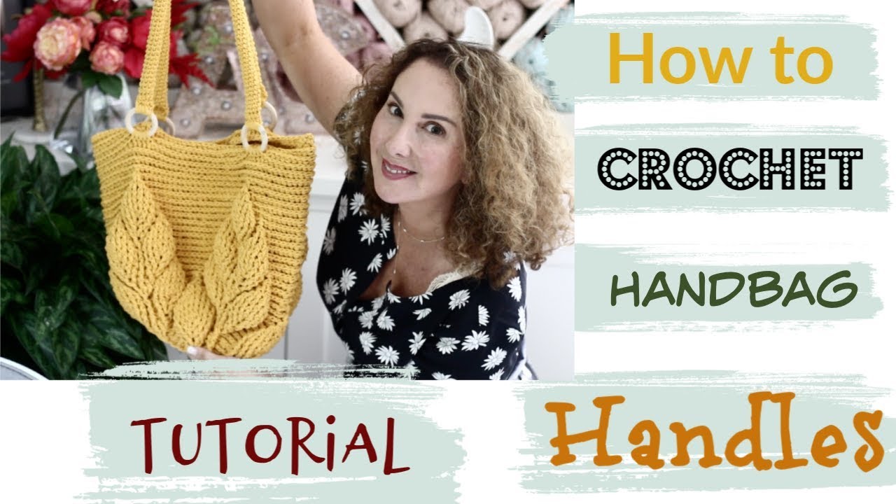 How to Crochet an  i cord handle for handbags