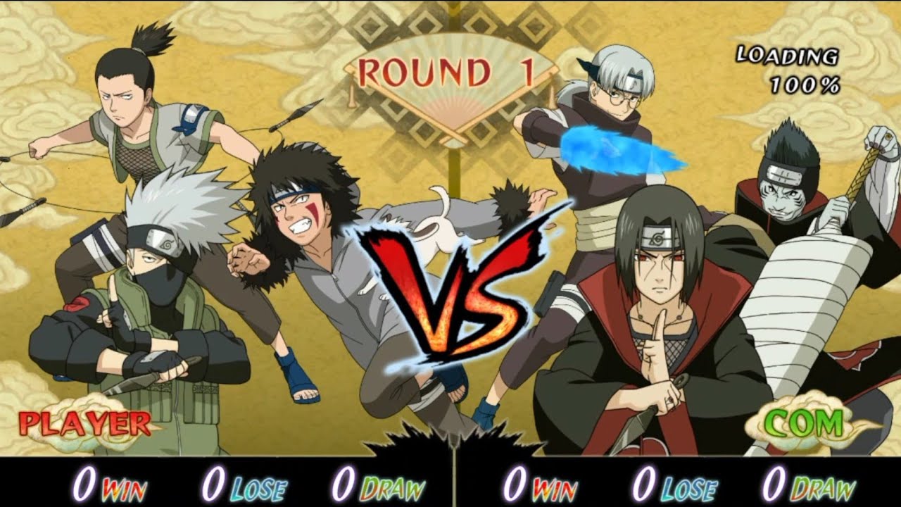 Kakashi Vs itachi Uchiha 3 vs 3 Naruto ultimate Ninja Storm ninja fight 14 February 2026