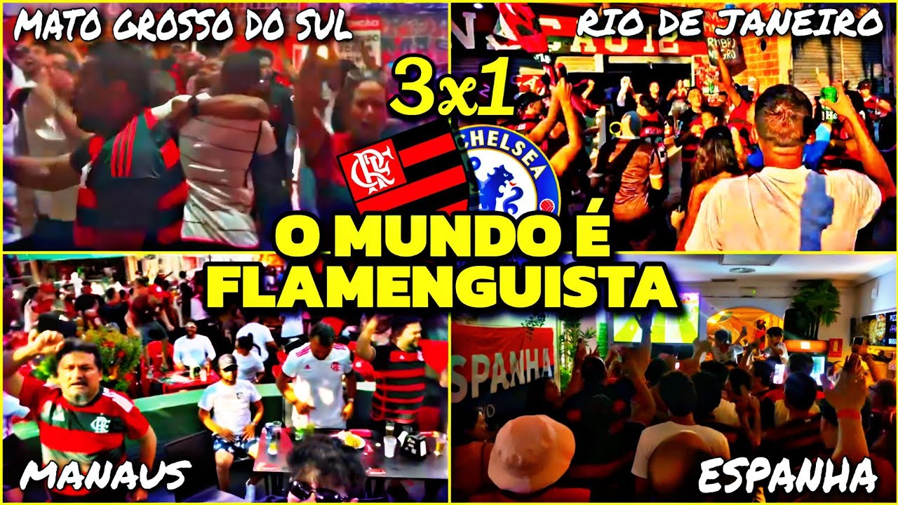 Reação ÉPICA da Torcida do Flamengo na vitória sobre o Chelsea