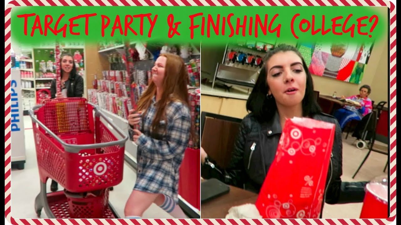 TARGET PARTY & FINISHING COLLEGE?! ❄ VLOGMAS #5 ❄