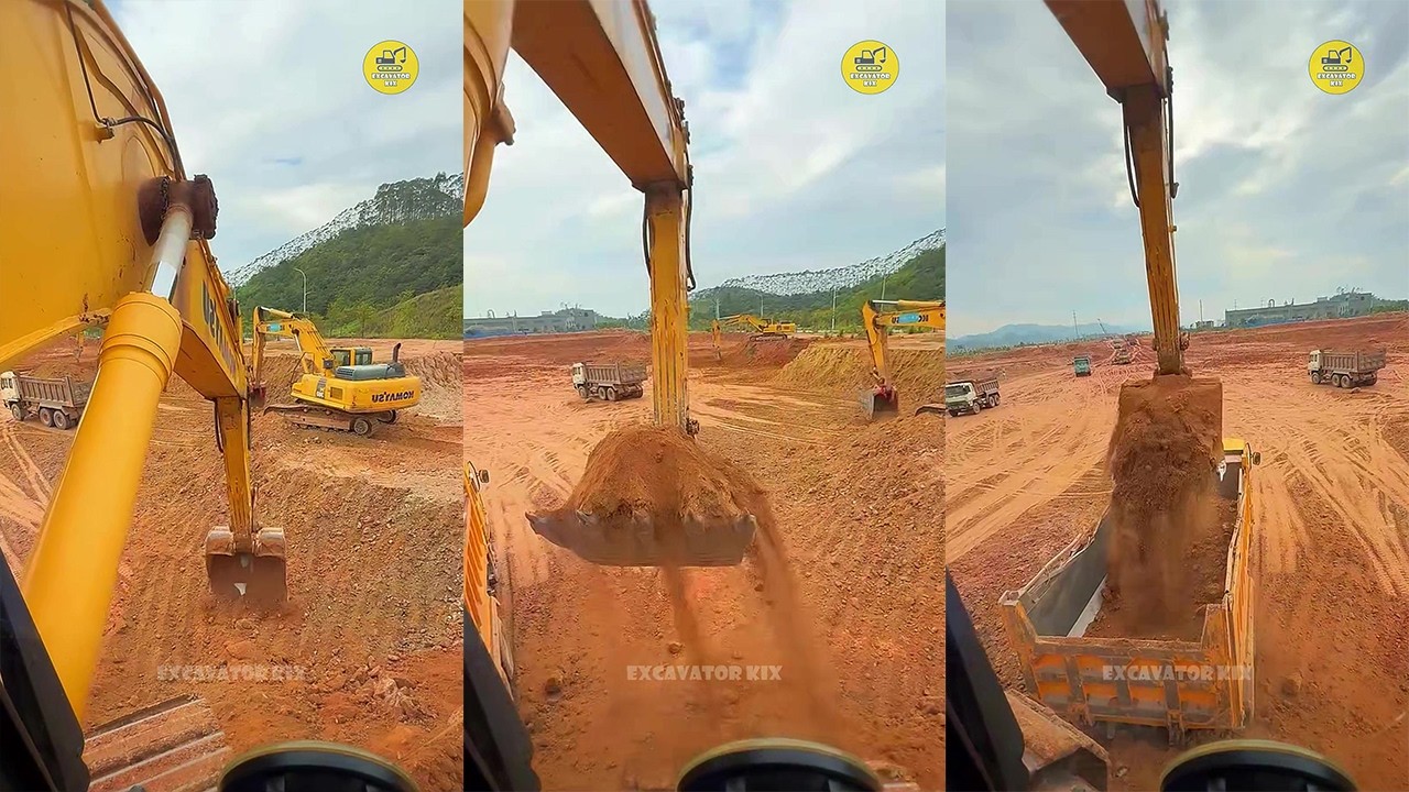 How To Excavators Load Soil Onto Trucks Professionally P1662