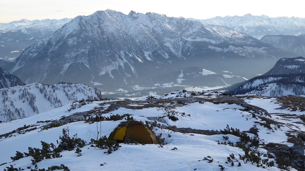 In den Karen Winter Wild Camping | Dead Mountains - Austria - Alps | 9 February 2025