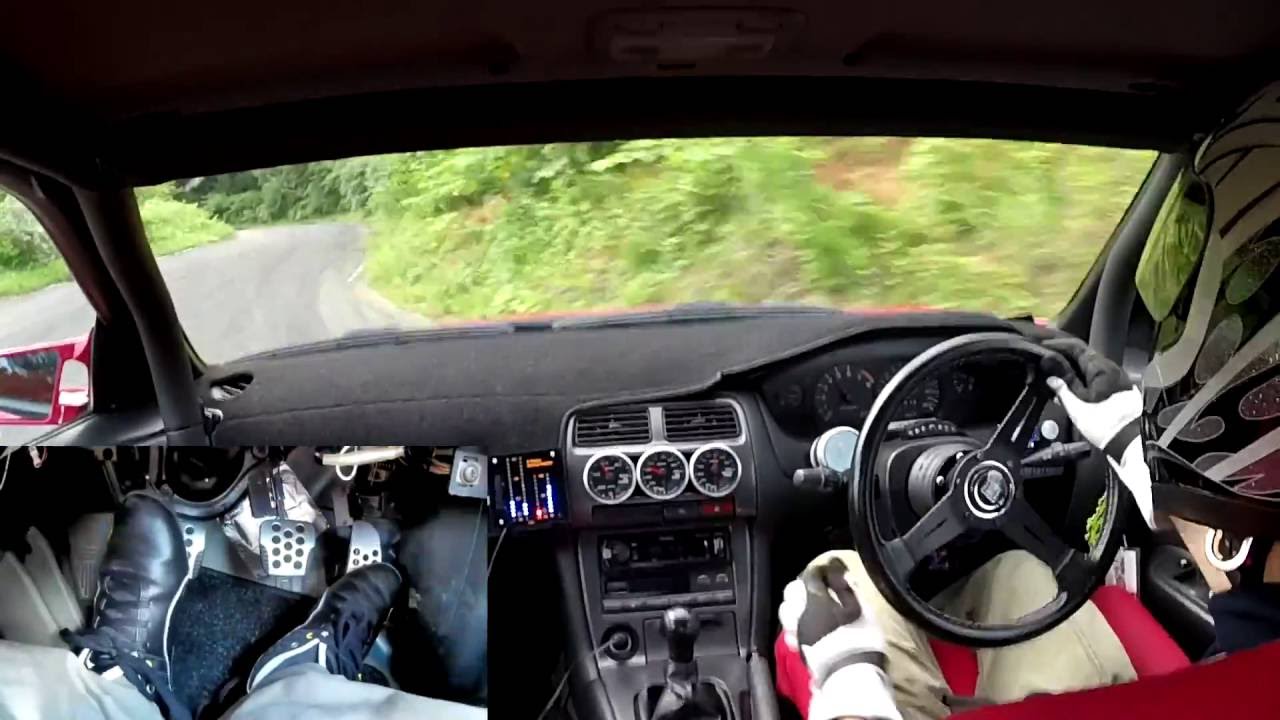 エビスサーキット峠コース　ドリフト車載　S14シルビア　Touge Drift Onboard