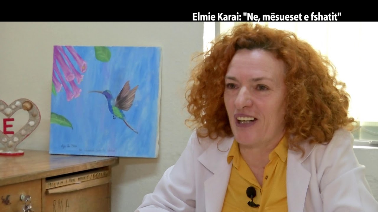 REPORT TV, VERI JUG - ELMIE KARAJ , NJË JETË NË ARSIM
