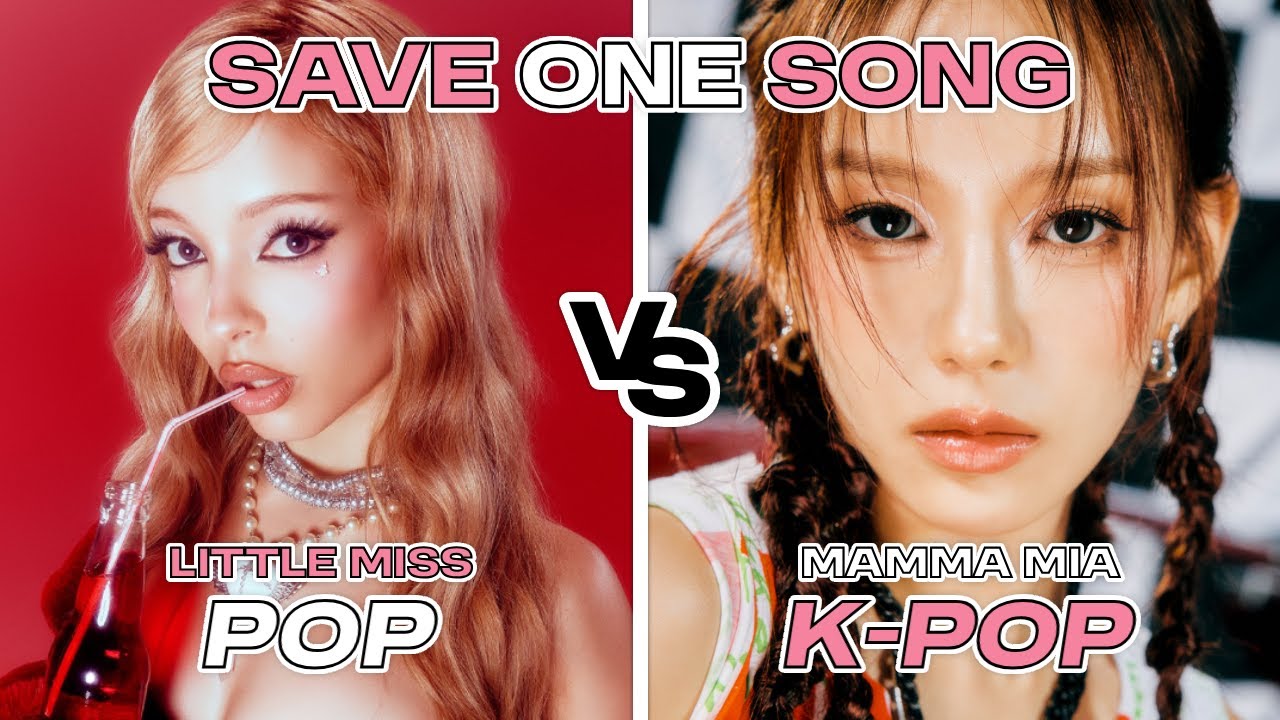 SAVE ONE DROP ONE SONG: POP VS KPOP #2 [ K-POP GAME ] by @k.luvieeun​