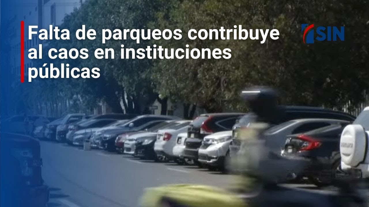 Falta de parqueos contribuye al caos en instituciones p&uacute;blicas