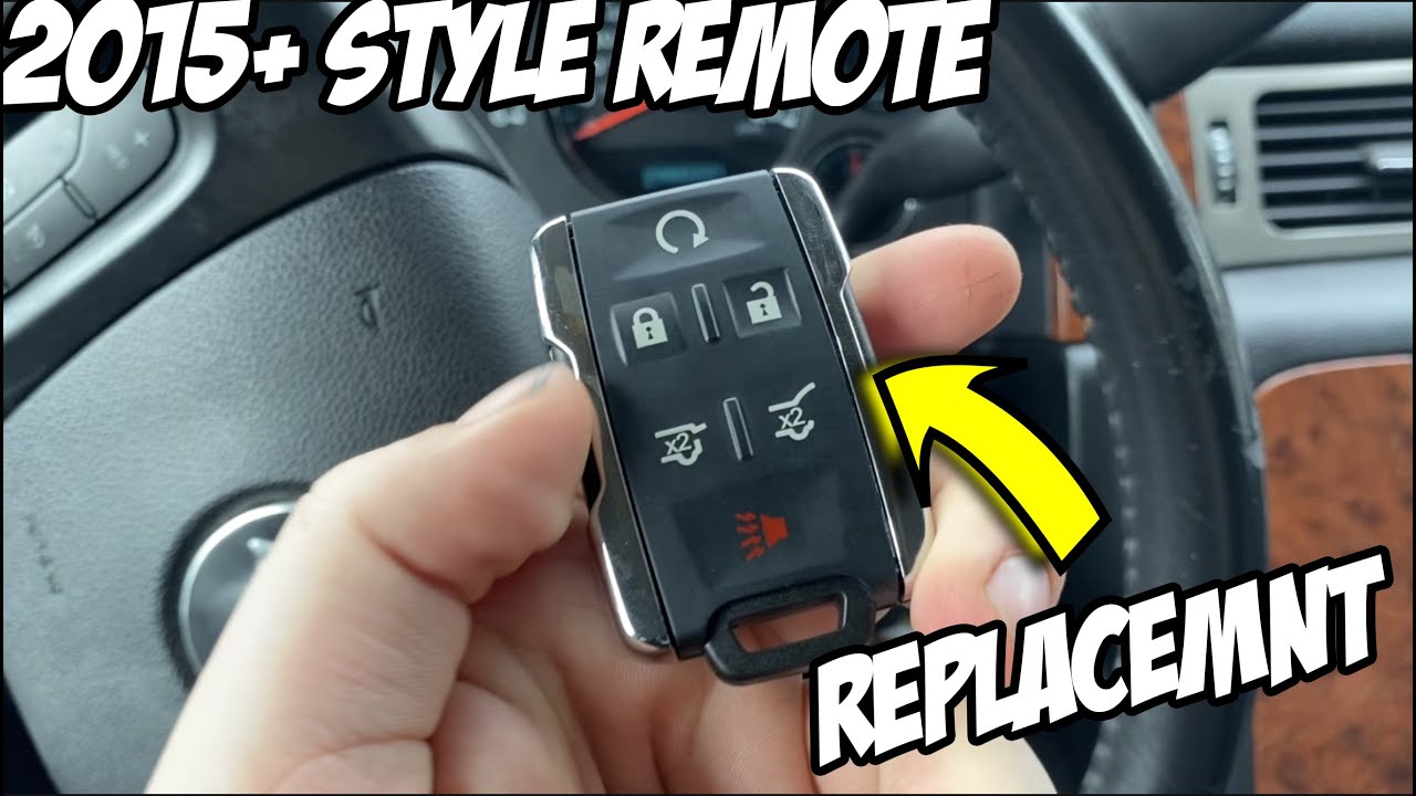 2015+ New Style Remote For 2007-2011 Tahoe,Yukon's, Silverado