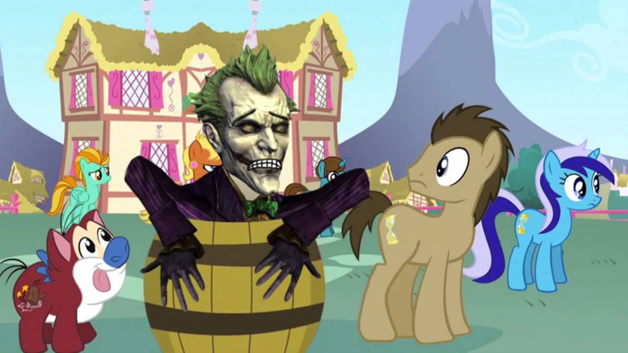 Джокер встречает Пони (The Joker meets My Little Pony) [Миёк и Риська] RUS