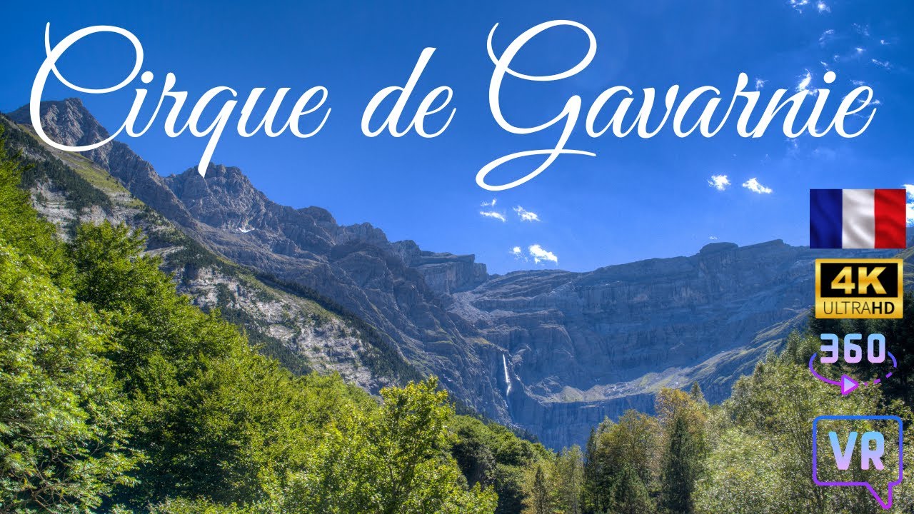Walk through Cirque de Gavarnie France in 4K 360 VR