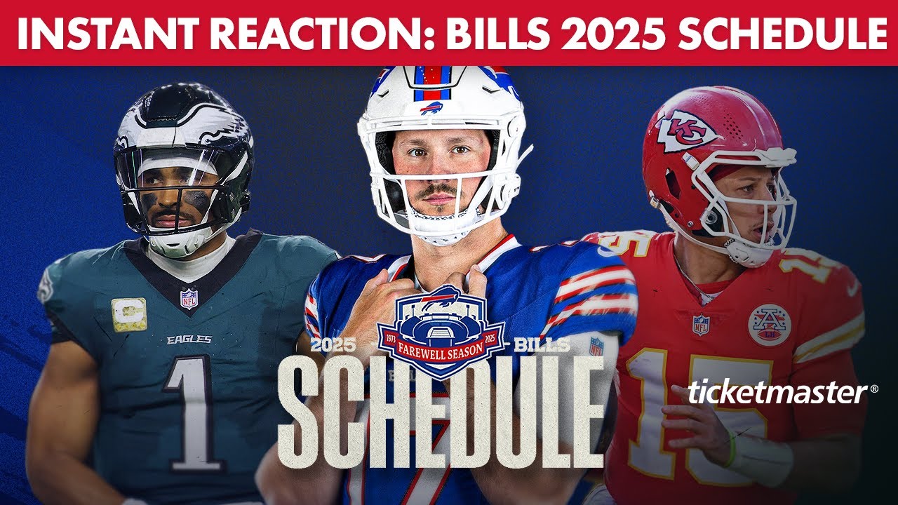Instant Reaction: Buffalo Bills 2025 Regular Season Schedule Announced!