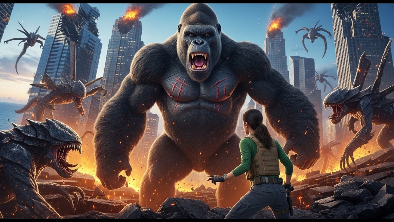 King Kong | The Protector vs Crypt Kaiju Underground Invasion