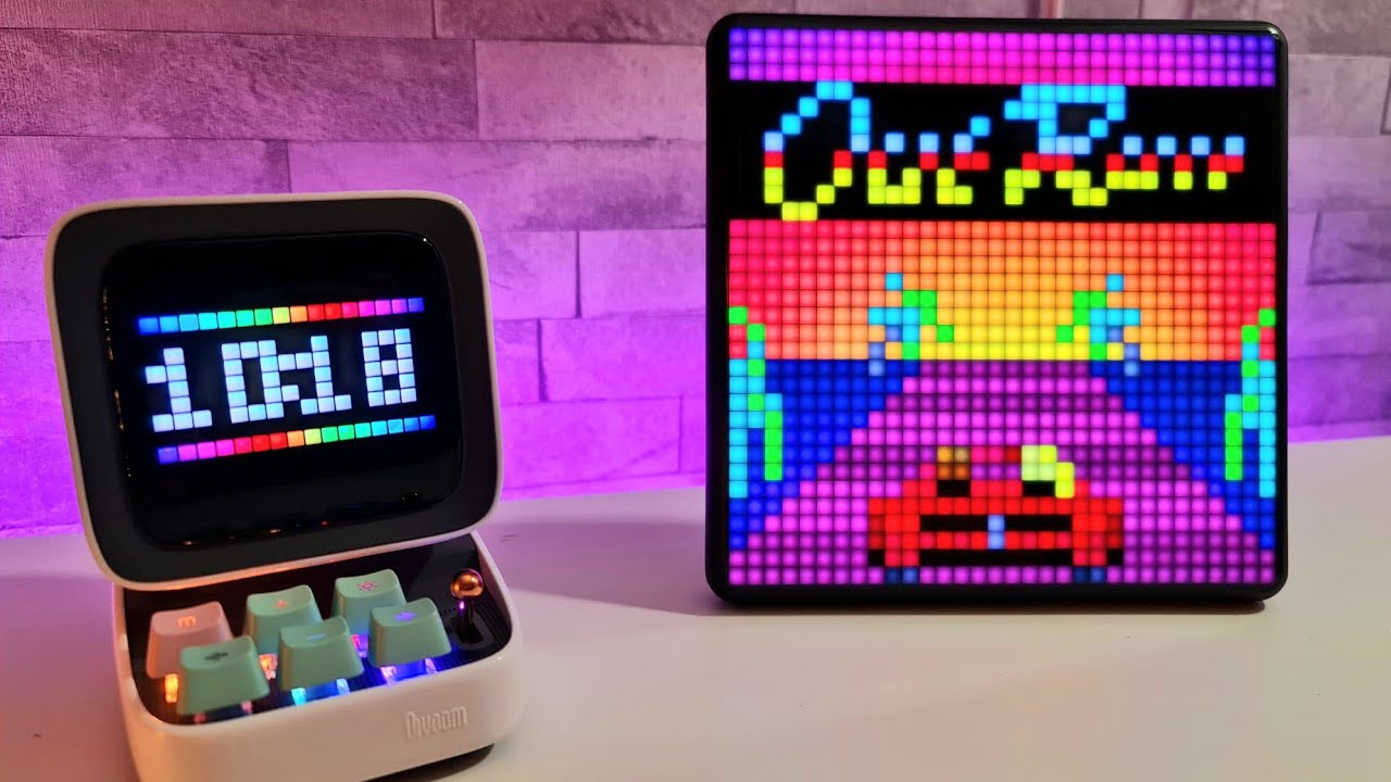 Pixel Art,low resolution has never been looked so good! Divoom Ditoo Plus & Pixoo Max