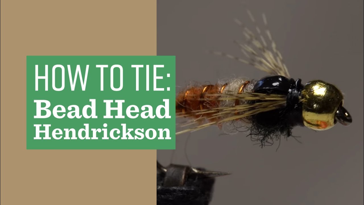 How to Tie Trout Flies : The Bead Head Hendrickson Nymph - A SIMPLE All-Time Trout Producer!