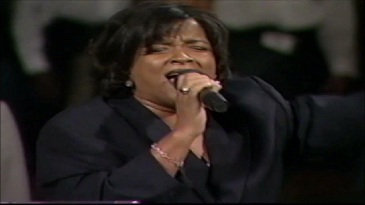 First Lady Lisa Page Brooks Ministering in Song At Temple Of Deliverance COGIC Year 1997!