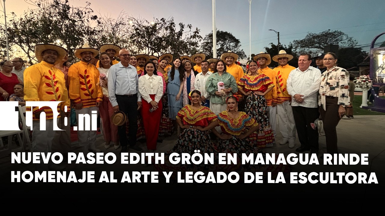 As&iacute; es el nuevo Paseo Edith Gr&ouml;n, el nuevo punto de referencia cultural en Managua
