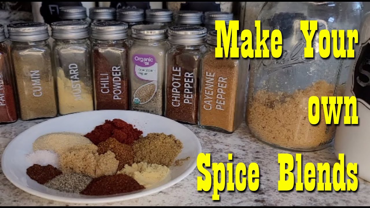 Make Your Own Spice Blends ~ Easy  DIY ~ Money Saver