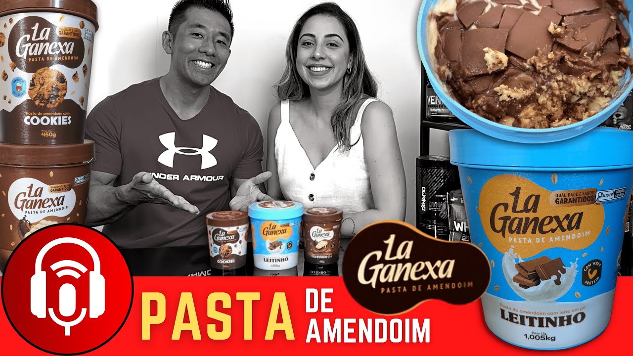 Pasta de Amendoim La Ganexa | Leitinho com Whey Protein | Leitinho Black e Cookies
