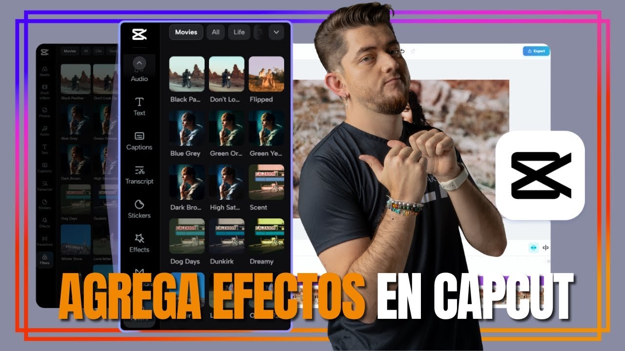 🆕C&oacute;mo USAR EFECTOS VISUALES en CapCut 🎨 &iexcl;Haz que tus videos EXPLOTEN! 2025🎞️