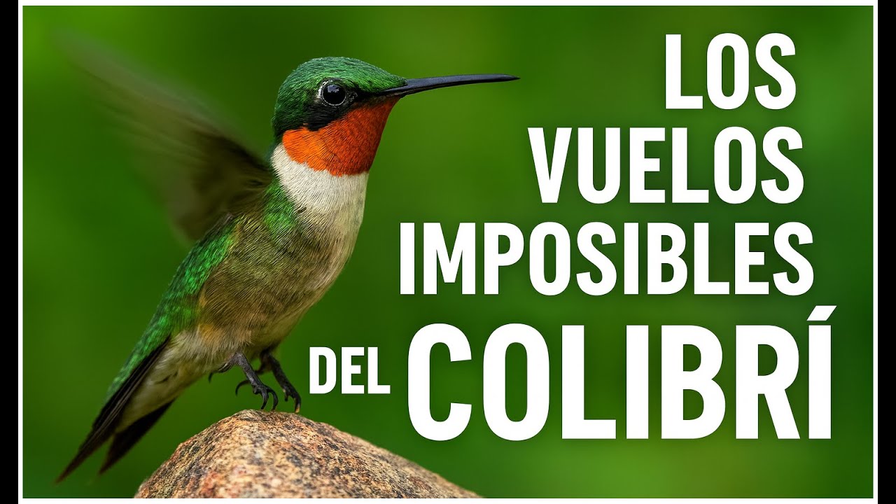 El colibrí: el motor más rápido de la naturaleza