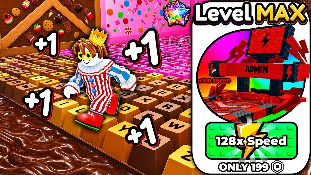 Starting Over as NOOB with OP SECRET in +1 Speed Keyboard Escape! (Roblox)