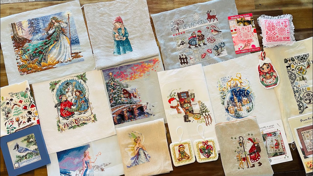 #12 Вышивальные итоги зимы ❄️☃️❄️