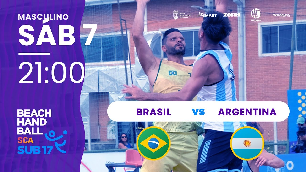 BEACH HANDBALL SCA S17 | BRASIL vs ARGENTINA | MASCULINO