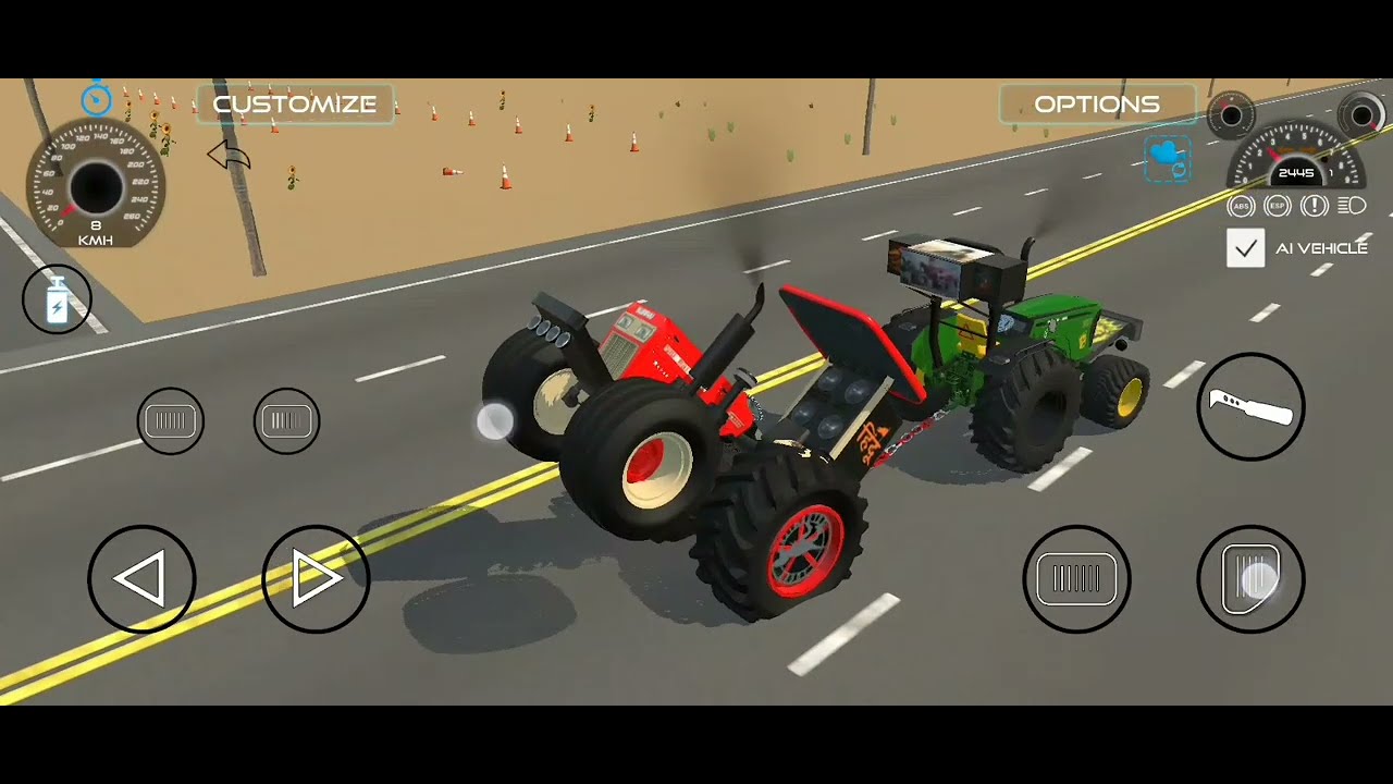 ट्रैक्टर वाली वीडियो @ tractor wali video 855 Swaraj aur John dear ki ho rahi hai touching