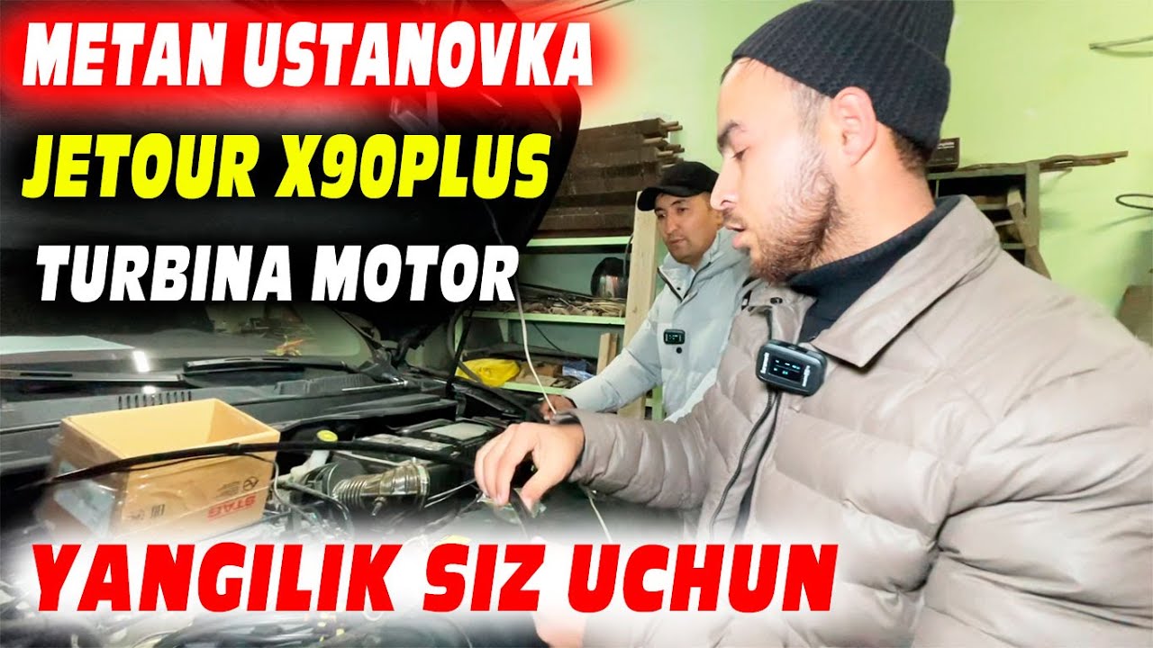 Metan va Propan, ustanovka narxi, Turbina motor, Jetour x90plus