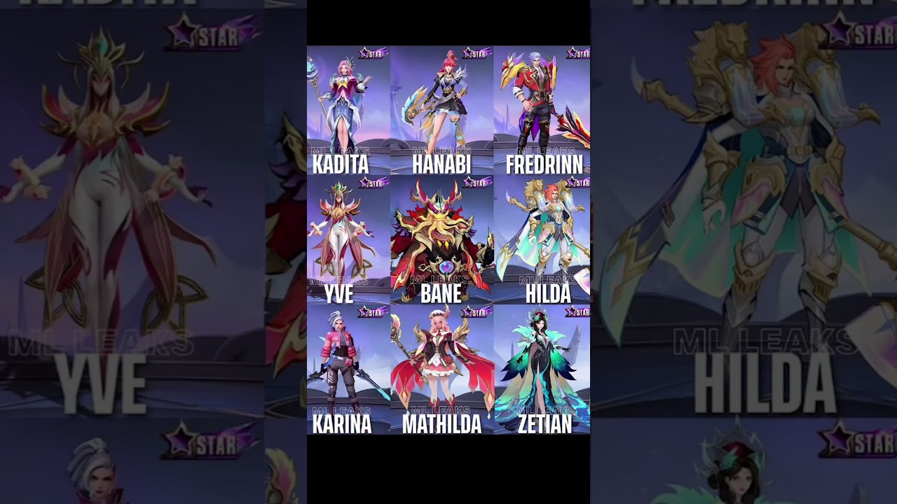 Upcoming Starlight Skins 2025❤️❤️ #mlbb #shorts #upcoming
