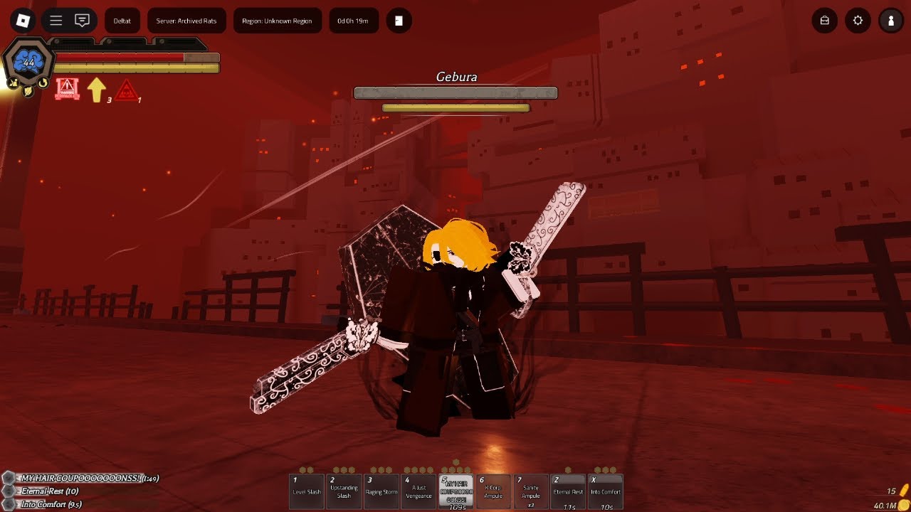 Archived The Library Gebura Boss Fight