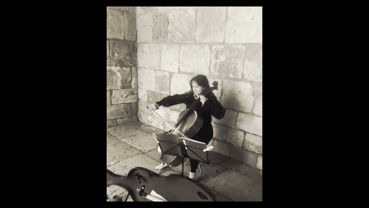 Silent movie in the old city of Jerusalem