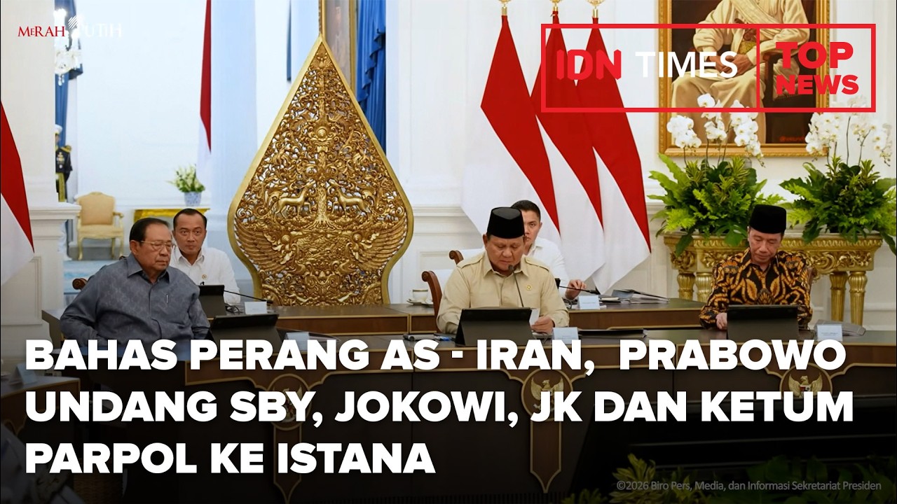 TOP NEWS - BAHAS PERANG AS - IRAN, PRABOWO UNDANG SBY, JOKOWI, JK DAN KETUM PARPOL KE ISTANA