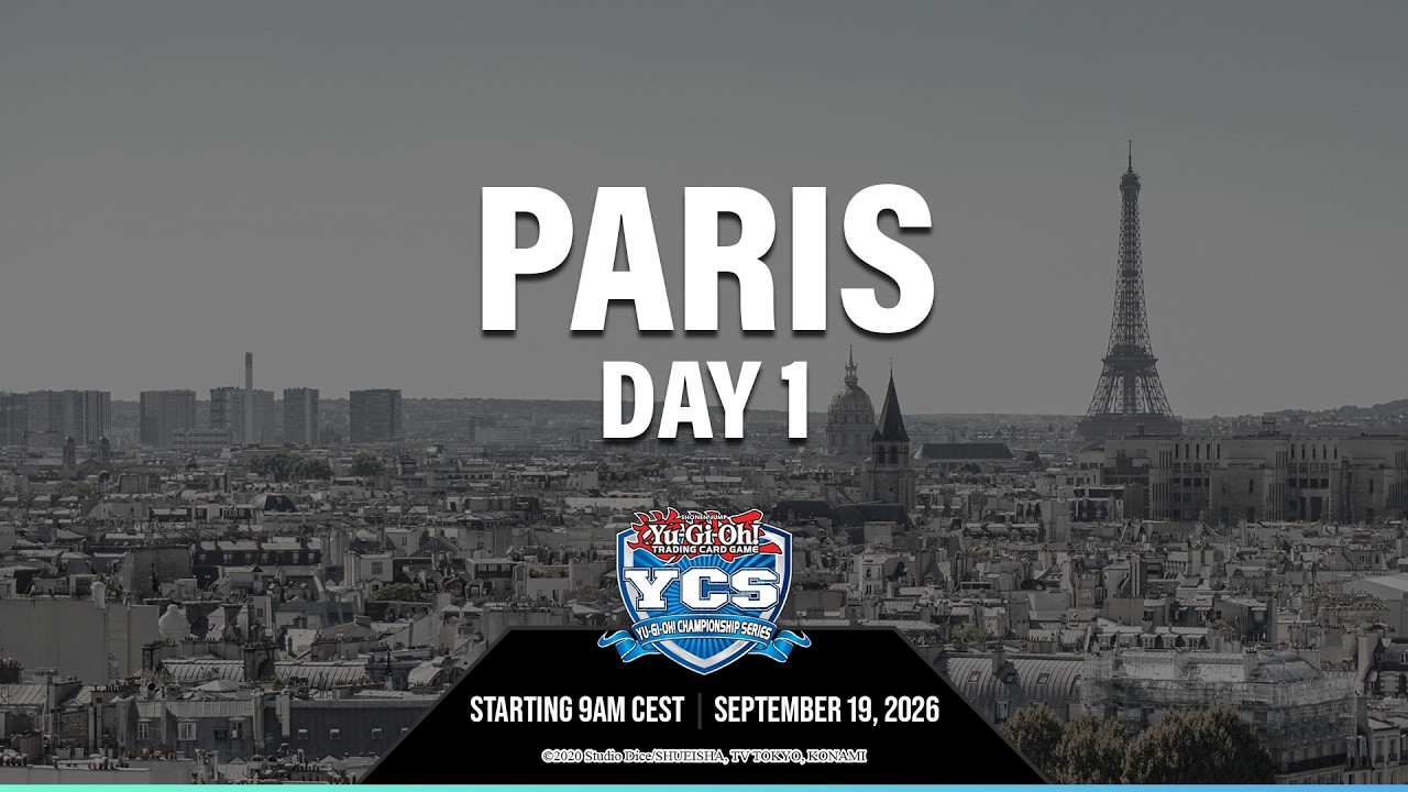 Livestream | Yu-Gi-Oh! Championship Series Paris 2026 &ndash; Day 1