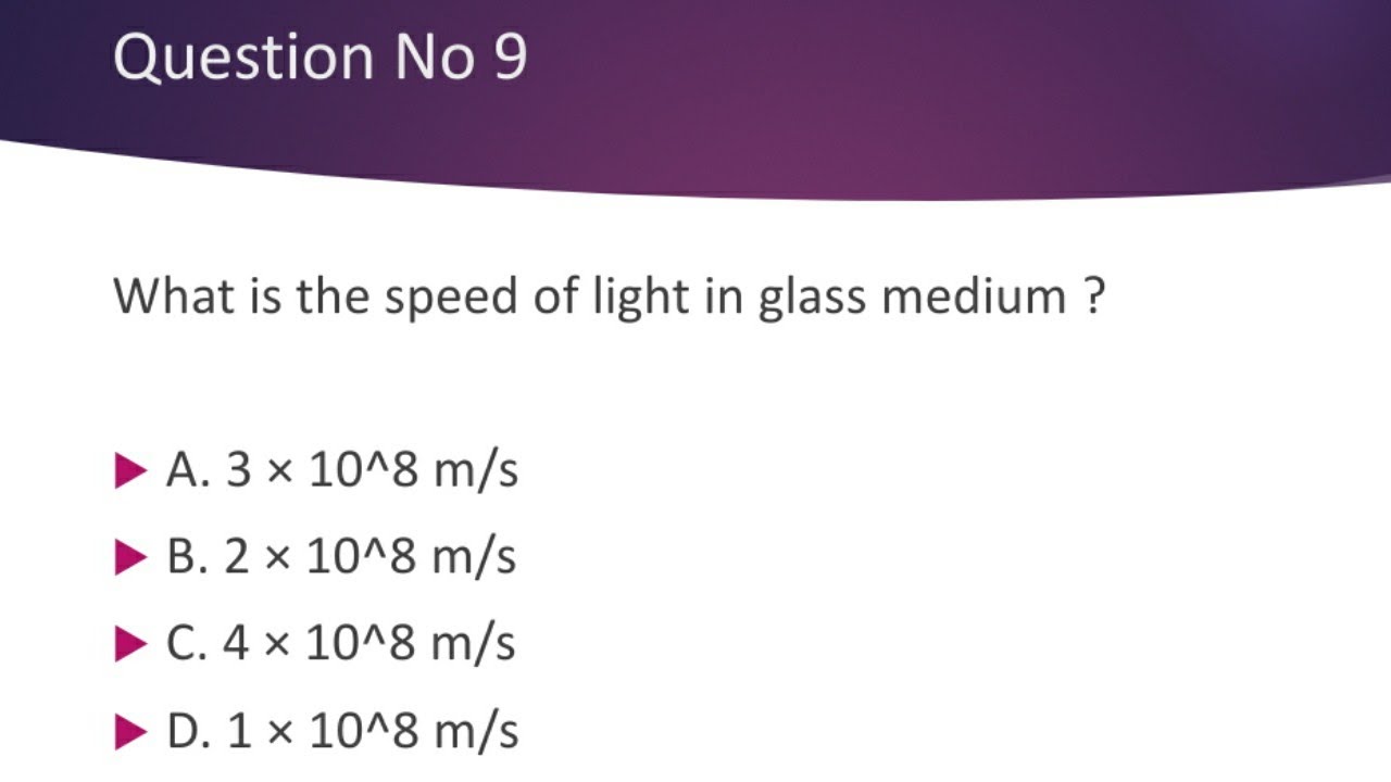SET 3 | MCQ on Refraction of Light | MCQ on Light Chapter | Physics