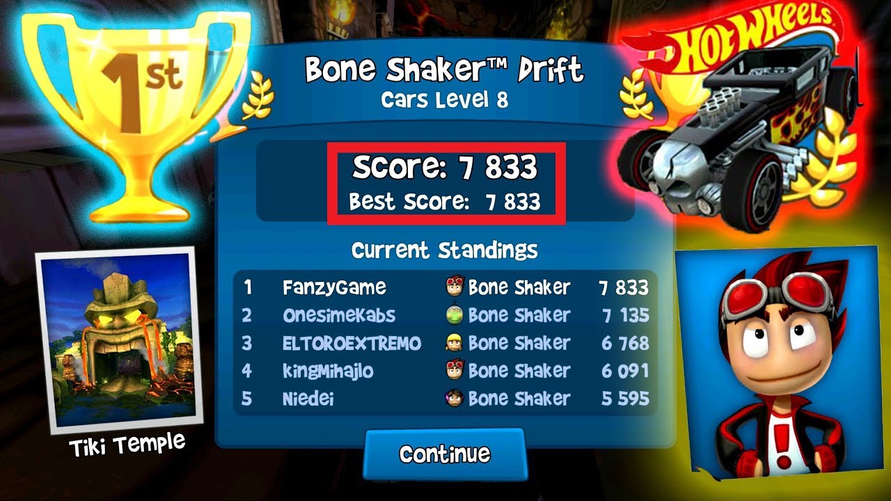 Bone Shaker Drift - Hot Wheels Special Event 1st Place - Beach Buggy Racing 2