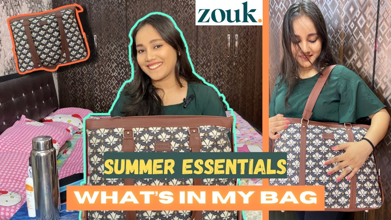Whats In My Bag | Zouk Honest Review | Geeta Dayma Vlogs