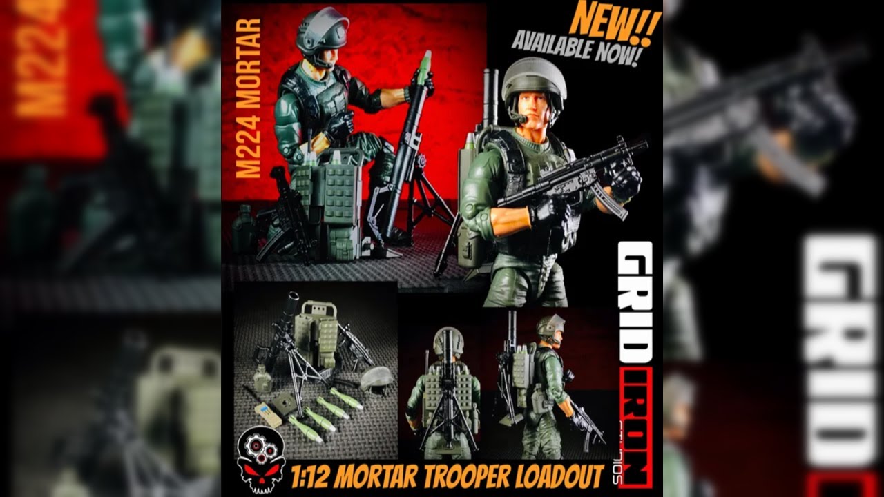 A LOOK AT: Gridiron Studios G I  Joe Classified Mortar Trooper Loadout Weapon Upgrade Kit REVEAL